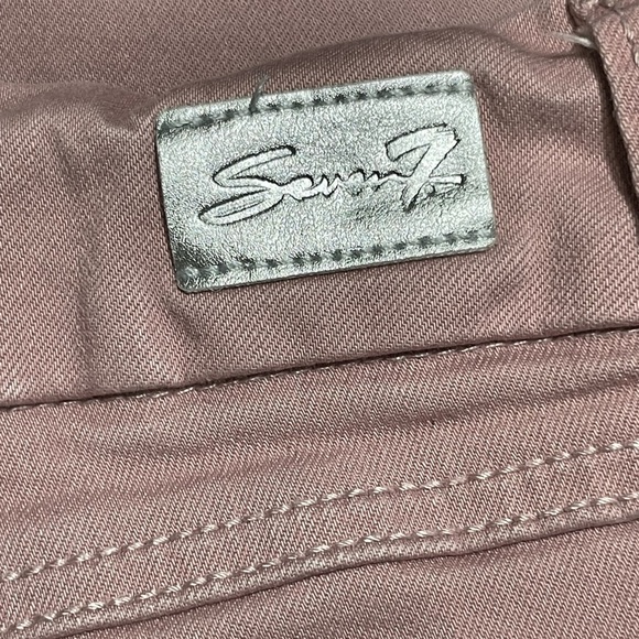 Seven7 Mauve Skinny Jeans Size 12 - Picture 6 of 9